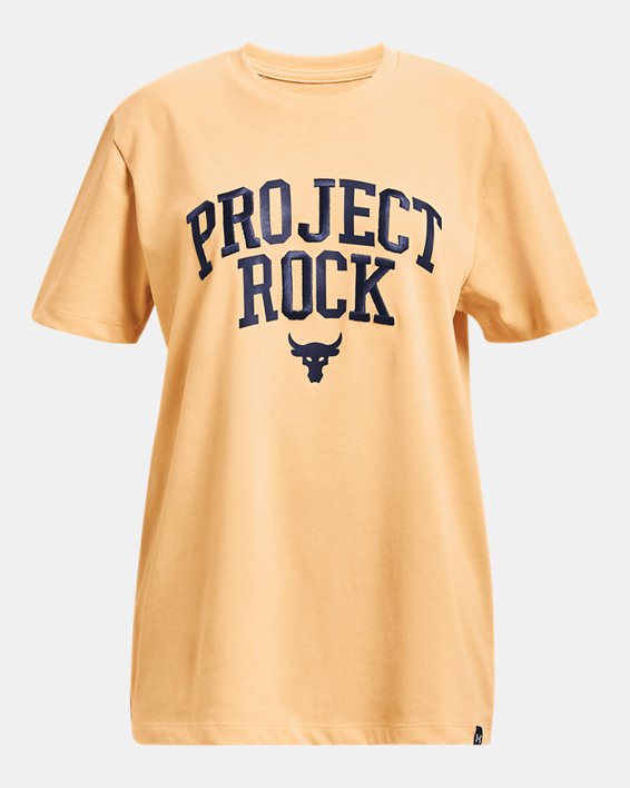 Girls' Project Rock Girls Campus T-Shirt in Yellow image number 0